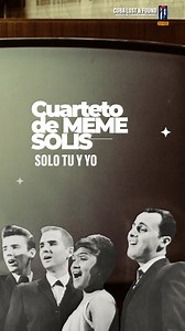 11 reactions |  https://youtu.be/rPf6CEODnDo  Cuarteto de Meme Solís – “Sólo Tú y Yo” Un recuerdo inolvidable que nos conecta con la época dorada de la música cubana. Disfruta el video completo en nuestro canal y comparte la nostalgia. #CubanMusic #MemeSolis #CubaLostAndFound #EnvidiaMusic | Envidia Music | Facebook