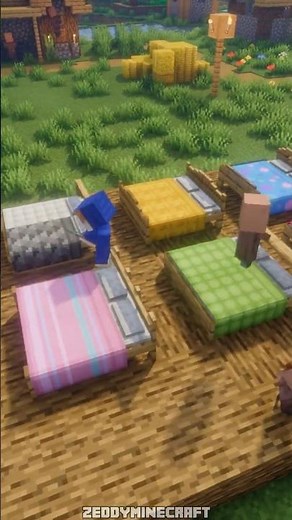 New Beds in Minecraft! #minecraft #minecraftmods