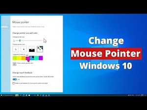 How to Change the Mouse Pointer Size And Colour in Windows 10 2025