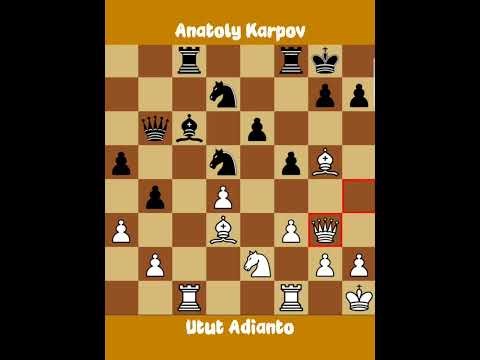 Utut Adianto vs Anatoly Karpov ◉ Jakarta Chess Tournament - Jakarta 1997