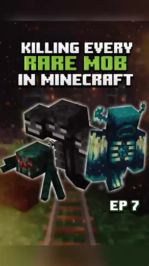 Killing Every Rare Mob in Minecraft part 7 #minecraft #fyp #clips #minecraftbuilding #minecraftmemes