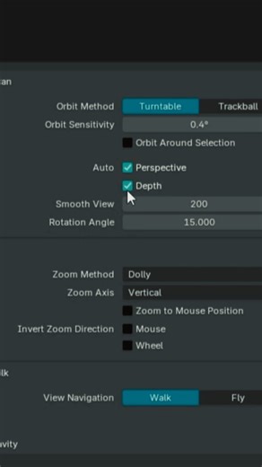 MiM | Fix Blender's Annoying Zoom Limit Forever🔥 Tired of Blender's zoom limit stopping you from getting close to your work? Auto Depth is your... | Instagram