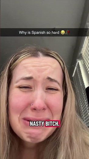 Omg Sarah what did you do?!😭 #learnspanish #languagelearning #lingotok #hustle99