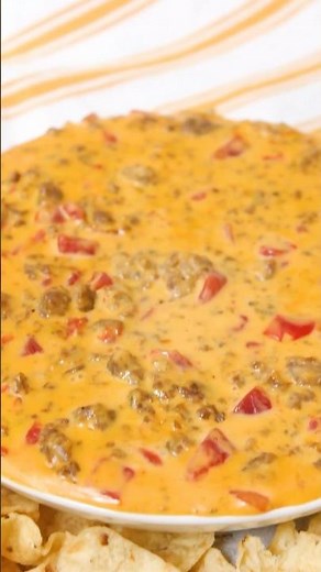 Velveeta Sausage Dip with Rotel (Easy Party Dip)