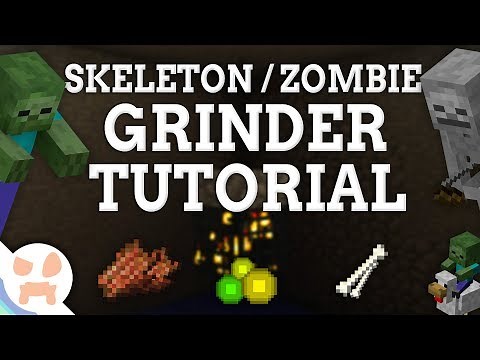 EASY 1.12.2 Skeleton / Zombie Grinder Tutorial | ALL Versions , XP & Loot