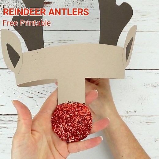184K views · 293 reactions | PRINTABLE REINDEER ANTLER HEADBANDS - These are so easy and fun to make and wear! Get your printable template here: https://kidscraftroom.com/childrens-christmas-craft-reindeer-antlers/ (Please note printable updated 2020, now includes B/W and 2 mix and match colour versions. There is a small charge.) | Kids Craft Room | Facebook