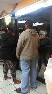 Angry Black Woman vs. Mexican Guy at Church's Chicken.