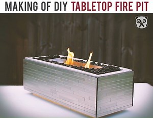 463K views · 1.2K reactions | Making of DIY tabletop fire pit Credit: DIY Creators | Crafty Panda | Facebook