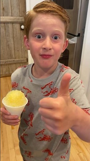 Homemade Snow Cone Syrup Recipe with thatdadblog | JCPenney #Shorts