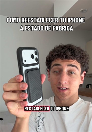 Cómo restablecer un iPhone a estado de fábrica | Iphone
