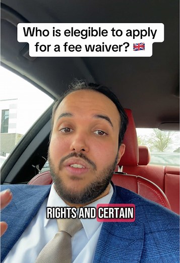 Who is elegible to apply for a fee waiver? 🇬🇧 #ukimmigration #ukvisa #ukvisaupdate #immigrationuk