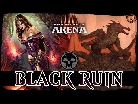 THE DESTROYER | MTG Arena - Mono Black Discard ANTI META Destroy Dragon TARKIR Standard Deck