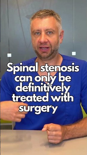 Spinal stenosis can only be definitively treated with surgery #anatomy #stenosis