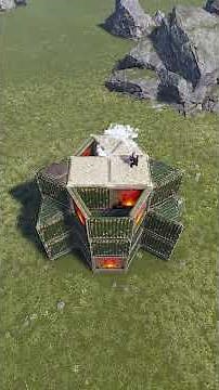 2x1 Bunker Base with Compound - 3 Walls to Core - Optional Externals #rust #rustbasedesign