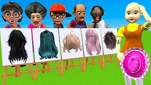 3.1M views · 51K reactions | Scary Teacher 3D vs Squid Game Painting High Heels Squid Girl Nice or Error Challenge Granny Loser #comedy #funny #animation | Pr Tom | Facebook