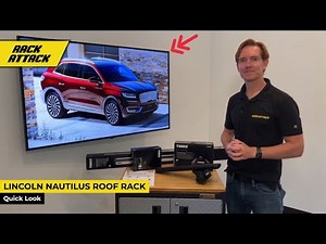 2019-2022+ LINCOLN NAUTILUS 5-dr SUV with Flush Side Rails - Best Thule's Roof Rack Crossbars