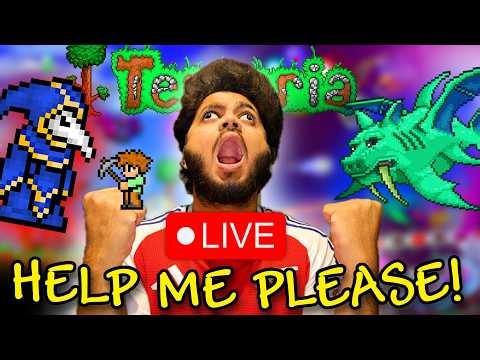 First Time Playing TERRARIA - HOW DO I FINISH THIS GAME NOW?! (LIVE)