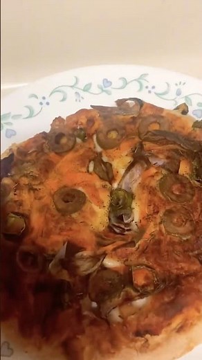 Crispy Veggie Pizza | Simple Homemade | Soft, Cheesy & Delicious 😋 #pizzalover #veggiepizza