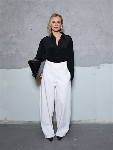 Diane Kruger at Ami Men FW26 Show in Paris January 2026 • CelebMafia