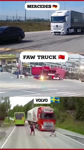 Full Speed… Then STOP! Brake Test You Must See 🚨#accident #crash