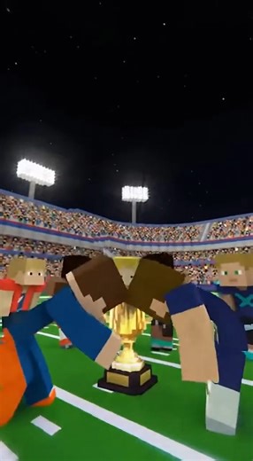 When The Exploding Trophy happens in Minecraft Football 💀⚽
