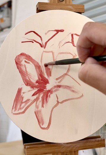 Gorgeous Circle Canvas Art: A Unique Wooden Touch