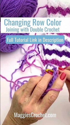 SEE 👀 2nd Way to CHANGE YARN COLOR at end of row SUPER EASY🌟Shell in Shell Beginner Crochet Pattern