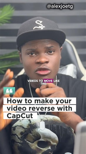 How to Create a Reverse Video Effect Using CapCut Template on TikTok 🔄🎬 #alexjoetg