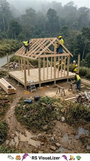 Incredible Home Remodel: Old Hut to High-End Modern Lodge #beforeandafter #landscape #dreamhome