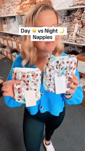 Day Nappies ☀️ vs Night Nappies 🌒 #reusablenappy #mimiandco #reusablenappies #nightnappies #clothnappies | Mimi and Co