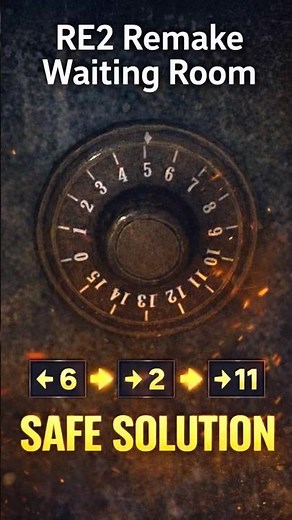 RE2 Remake Waiting Room Safe 🔑 Easy Unlock