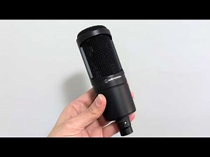 Audio-Technica AT2020 Cardioid Condenser Studio XLR Microphone Review