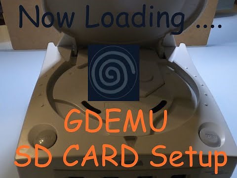 GDMenu SD Card Setup on Dreamcast GDEmu Mod