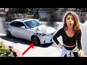 I can’t believe she drove her car like this...