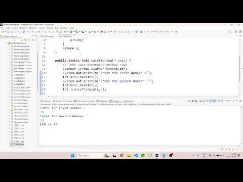 #17 LCM in Java | Different Ways to Find LCM Using Java Programs