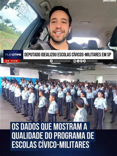 Autor do projeto de lei que regula e expande as escolas cívico-militares para a rede pública estadual de ensino, o deputado estadual Tenente Coimbra garante que os dados comprovam a eficácia desse modelo na educação do país. Acompanhe o Pleno Time todas as terças e quintas, a partir do meio-dia, em nosso canal no YouTube. #PlenoNews #PlenoTime