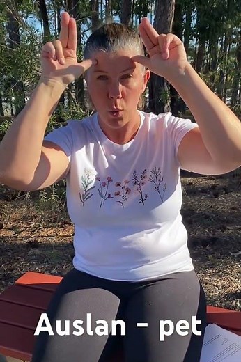Basic Auslan with Deaf Auslan tutor Amy - pet. (South dialect Auslan) #auslan