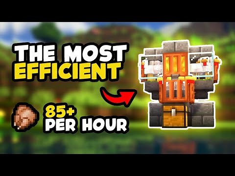 Easy Automatic Chicken Farm in Minecraft 1.20 | Efficient Cooked Chicken Farm Tutorial