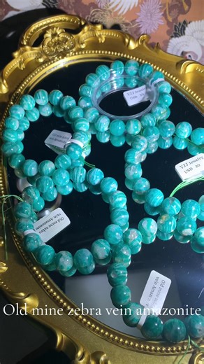 Old mine zebra vein amazonite#amazonite #crystals #jewelrytiktok #fashion #natural