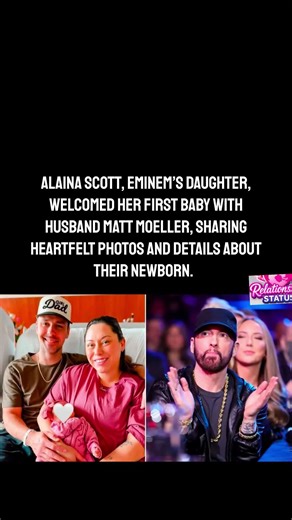 Alaina Scott Welcomes First Baby #AlainaScott #Eminem #MattMoeller