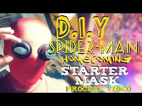 How To Make A Spider-man Homecoming Starter Mask with Lenses | Process Video