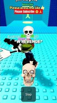 I Troll to player Slap Challenge! 😱🔥 #RobloxShorts #roblox