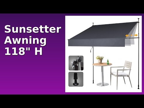 REVIEW (2025): Sunsetter Awning 118" H. Features.