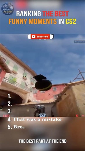 RANKING THE BEST FUNNY MOMENTS IN CS2 😂 #cs2 #csgo #top5moments #cs2memes