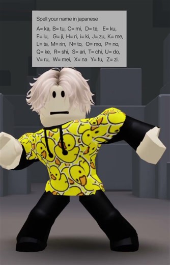 whats your name in Japanese?? #roblox #subscribetome