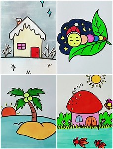 42K views · 1.5K reactions | Learn to Make Nature Drawings for Kids! | Simple Drawings | Facebook