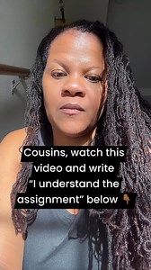 29K reactions · 10K shares | Cousins, watch this video and write “I understand the assignment” below.  it’s NOT our time. | Brooks Maleika | Facebook