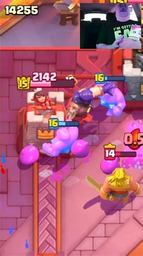 Elixir Golem cycle deck 💀 #clashroyale #shorts