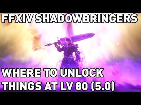 FFXIV: Where to Unlock Things At Level 80 (5.0)