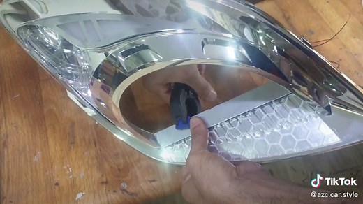 Fiat Fiorino Custom Headlight #fiatfiorino #fiorino #azccarstyle #carled #cardesign #headlights #headlightrestoration #modifiedcars